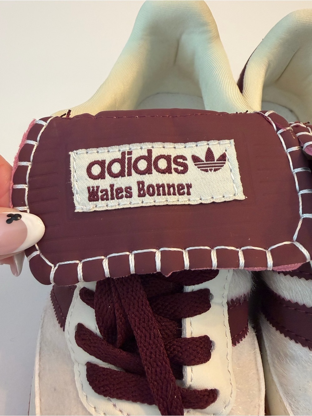 EUC! Wales Bonner x adidas Samba Pony 'Cream White', sz 6.5 (38FR) - Picture 3 of 14